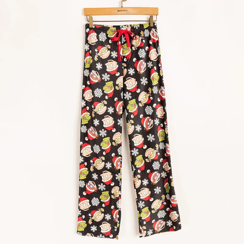 

Women's Pants Cartoon Print Cute Age Elastic Waist Trousers In Autumn