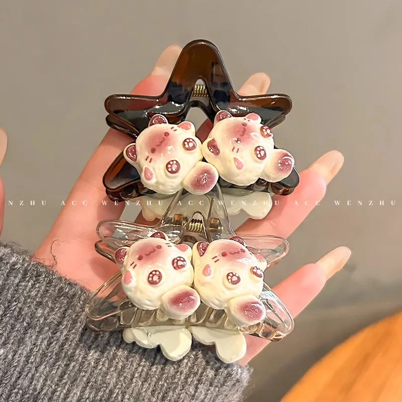 Зажим-для-волос-с-милым-котом-из-мультфильма-новый-головной-убор-заколка-для-волос-элегантные-заколки-в-виде-акулы-головные-уборы-для-девочек-и-женщин-аксессуары-для-волос