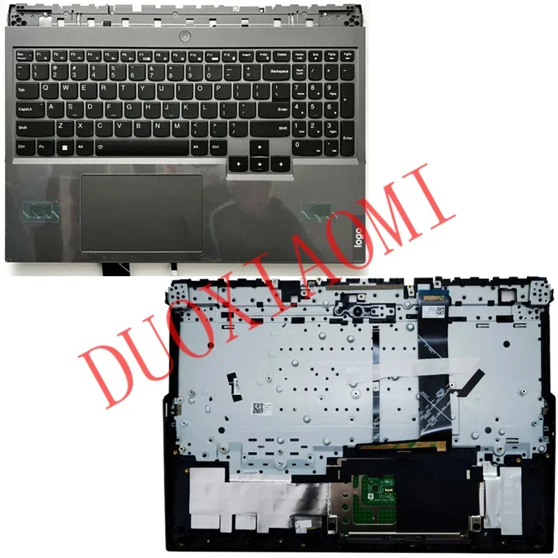 

New for Lenovo r9000p y9000p 2021 Legion 5 pro 16ach6 laptop backlight keyboard upper cover case palm rest shell 5cb1c14884