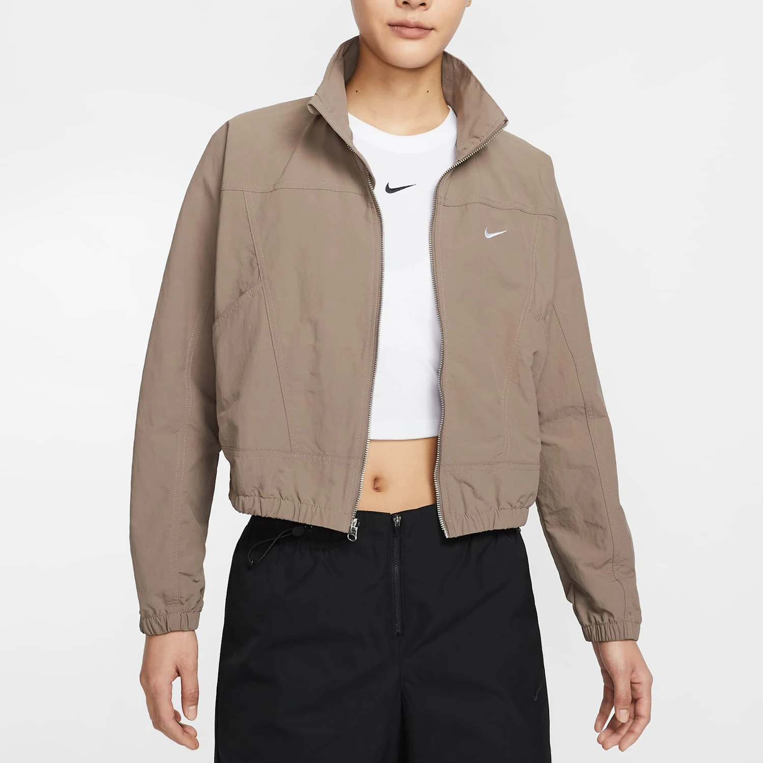 

Nike Official New Women's Long Sleeve Zipper Sport Casual Jacket HJ1000-233