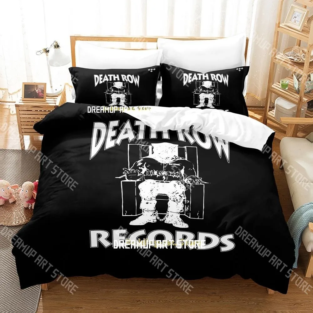 3D Printed Death Row Records Bedding Set for Boys Girls Duvet Cover And Pillowcase Twin Queen King Full Single Double Sizes