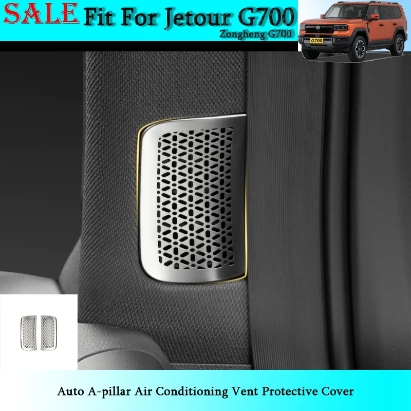 

Fit for Jetour Zongheng G700 2025+ Automotive A-pillar Air Conditioning Vent Protective Cover Auto Protective Decorative Parts