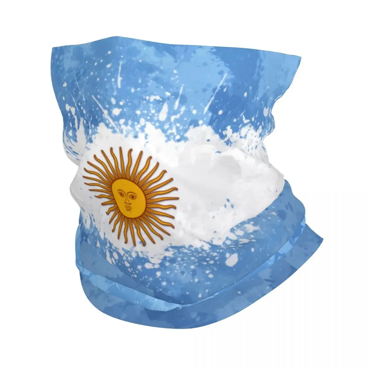 Bandana con bandera de Argentina para hombres y mujeres adultos, pasamontañas multiusos para deportes al aire libre, bufanda con máscara impresa, polaina para el cuello, todas las estaciones