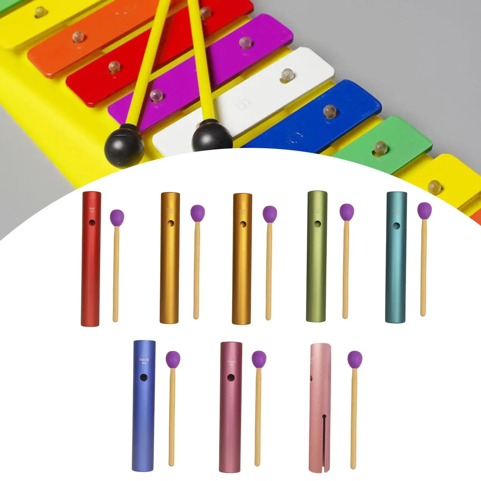 

Aluminum Alloy Wah Wah Tube Kids Adults Musical Instrument Guiro Shaker