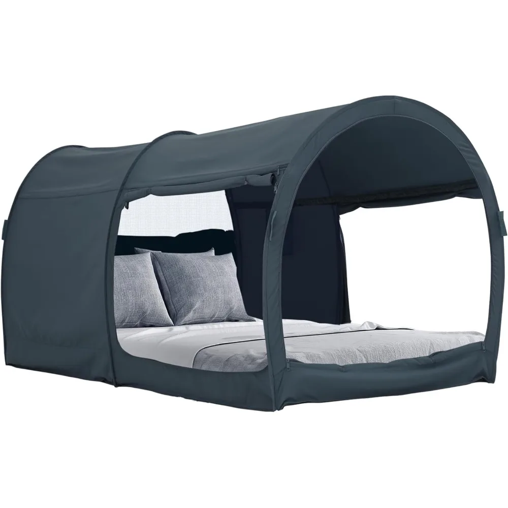 

Bed Tent Dream Tents Bed Canopy Shelter Cabin Indoor Privacy Warm Breathable Pop Up Twin Size for Kids and Adult Patent Pending