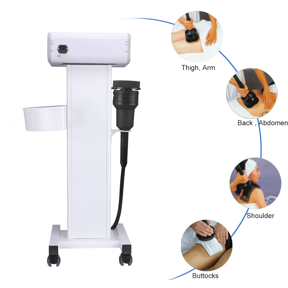 Vibrating G5 Massage Machine Slimming Muscle Massager Cellulite Removal Home Used Weight Loss Body Apparatus with Trolley Stand