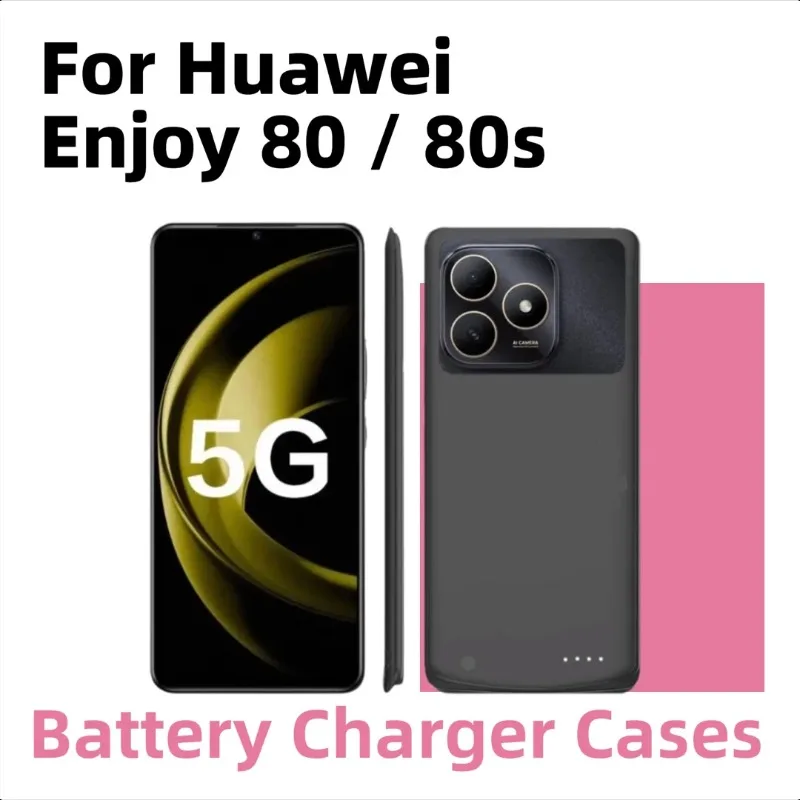 

Battery Case Power Bank for Huawei Enjoy 80 / 80s Large Capacity Portable Charger Phone Case