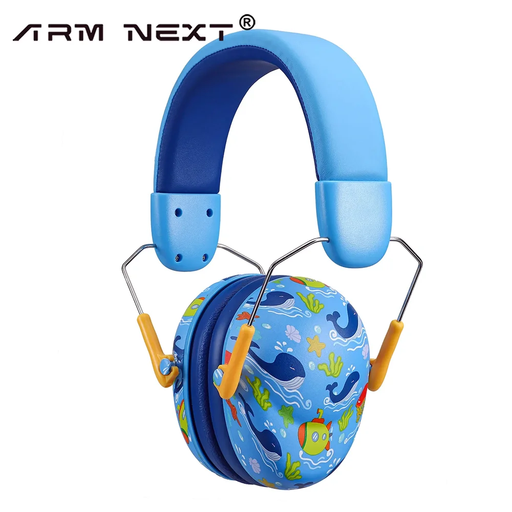 Baby Earmuffs 3-12 Years Old Child Baby Hearing Protection Safety Earmuffs Noise Reduction Ear Protector for Children Earphone