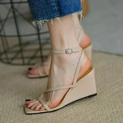 Women's Sandals for Summer 2025 Women Sandals Closed Toe Roman Sandals Women Platform Wedges Sandals Women Sandals