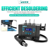 QUICK K8 1000W Smart Hot Air Desoldering Station for Mobile Phone Computer Repair Motherboard PCB SMD Heating Desoldering Tool