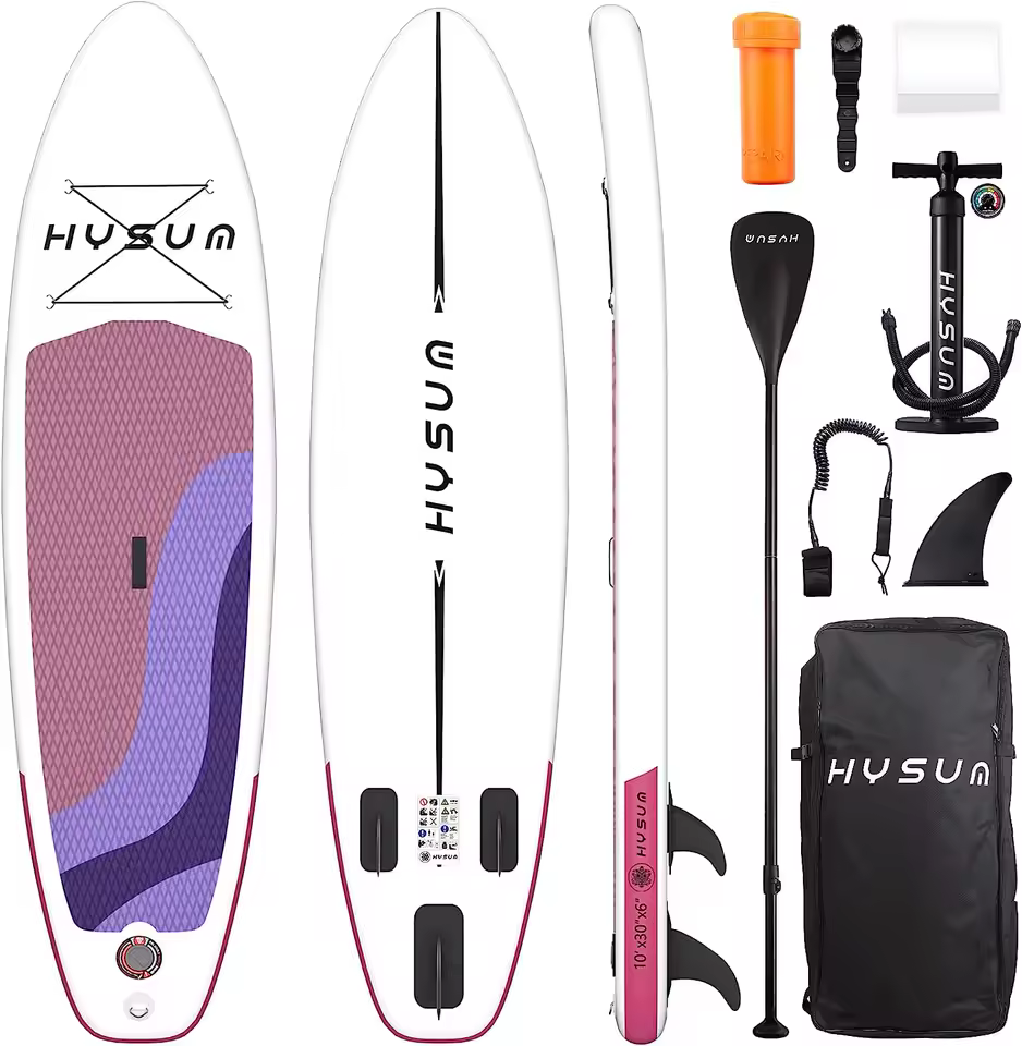 Double Layer paddle board Pvc Portable Sup Inflatable Supboard Backpack Inflavel Fold Surfboard