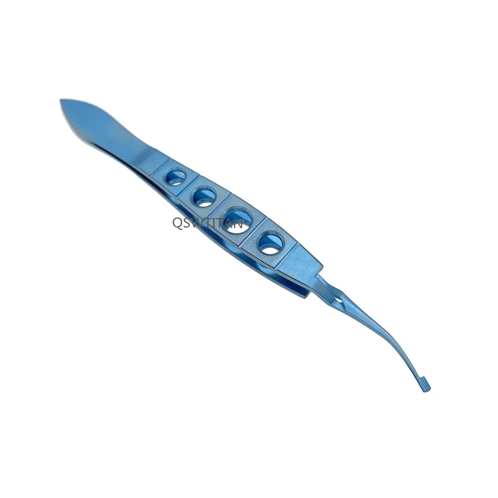 Ophthalmic Nucleus Cracker Forceps Titanium Longitudinally Serrated with 3mm Incision Double Eyelid Tool
