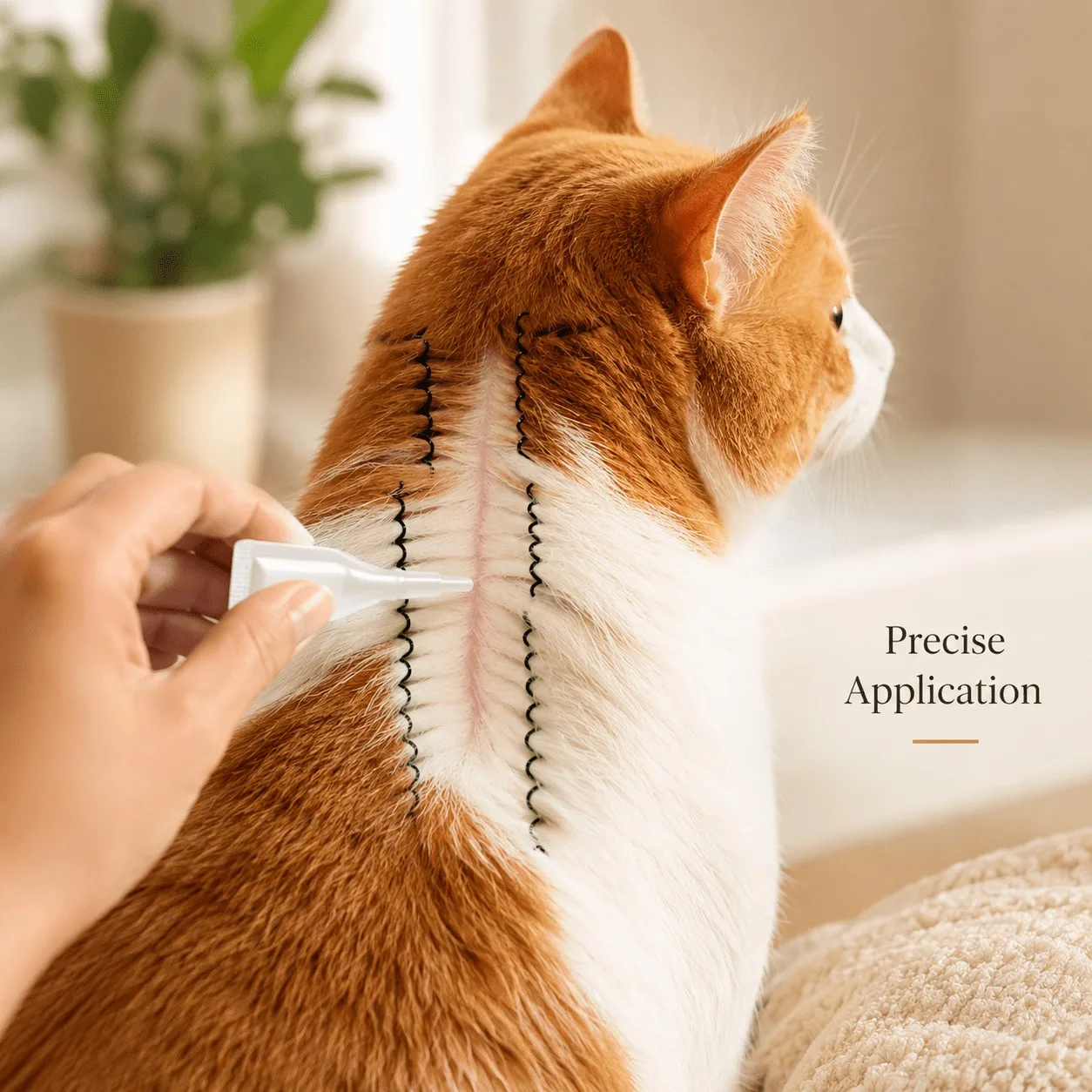 2-piece pet grooming set, suitable for cats and dogs, used as an auxiliary tool for applying topical medications..