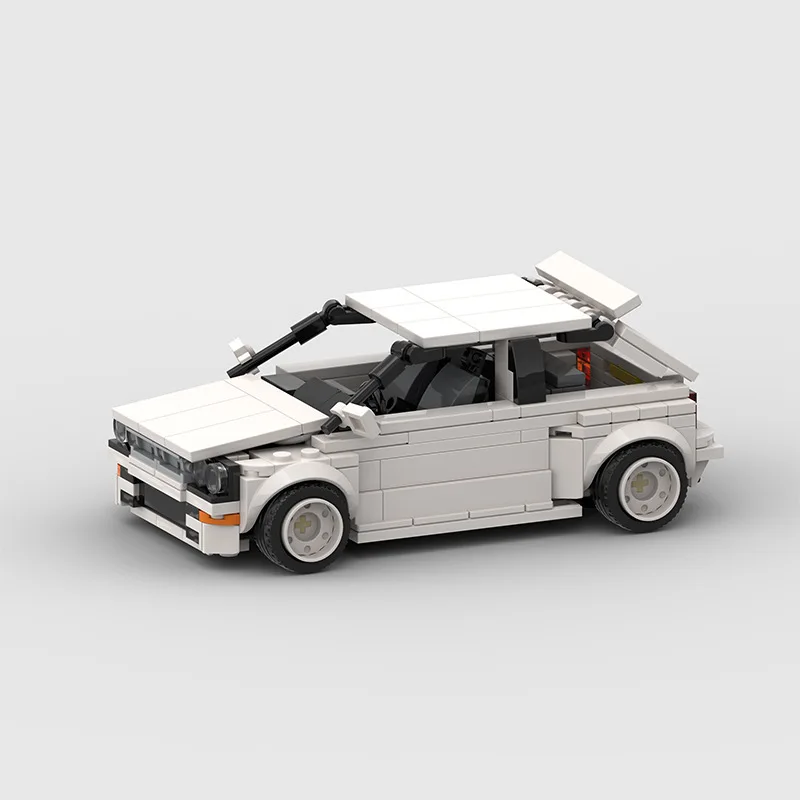

MOC White Super Super Sports Cars Building Blocks Bricks DIY Sets Gifts Toys For Boys & Girls & Adults 348PCS