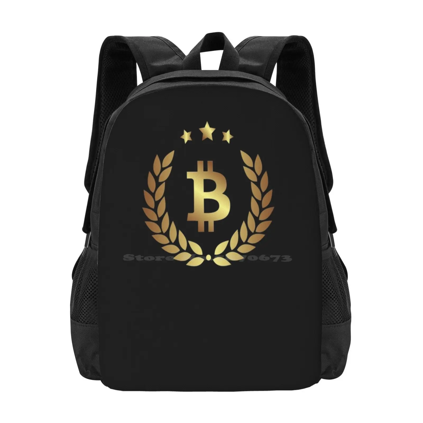 Bitcoin Hot Sale Schoolbag Backpack Fashion Bags I Accept Bitcoin We Accept Bitcoin Money Cryptocurrency Investment Investing