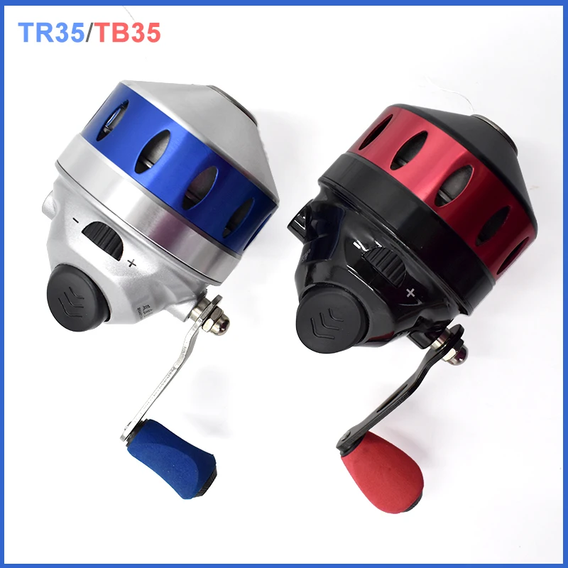 

New Fishing Reel TR35/TB35 Metal Aluminum Alloy Front Cover 3+1BB Slingshot Hunting Fish Wheel Interchangeable Left/Right Hands