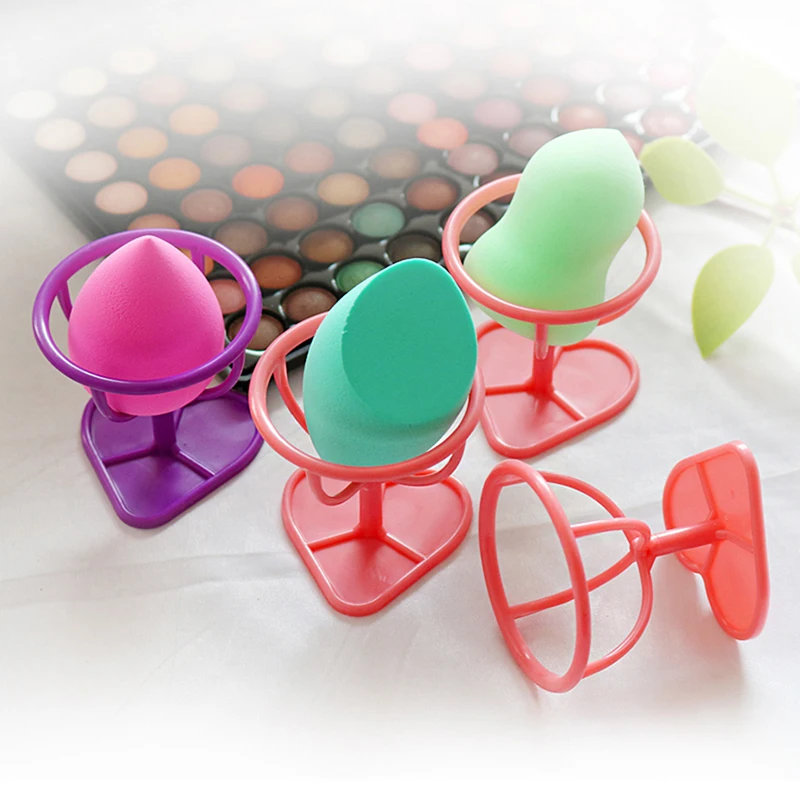 Soporte para esponjas de maquillaje, bandeja de almacenamiento, organizador de huevos de cocina, 1 unidad