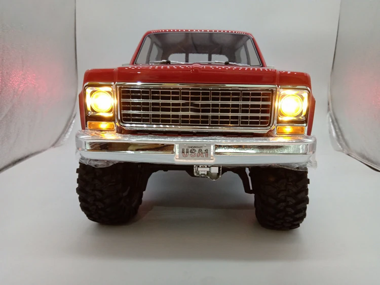 Sistema di gruppo luci di collegamento a LED per 1/10 RC Crawler Car Traxxas TRX4 Chevrolet K5