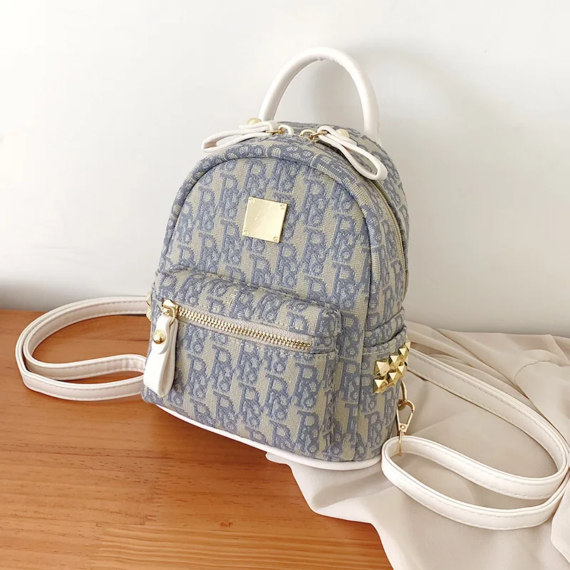 Mochila de moda para mujer Mochila informal versátil Mini mochila Mochila de gran capacidad