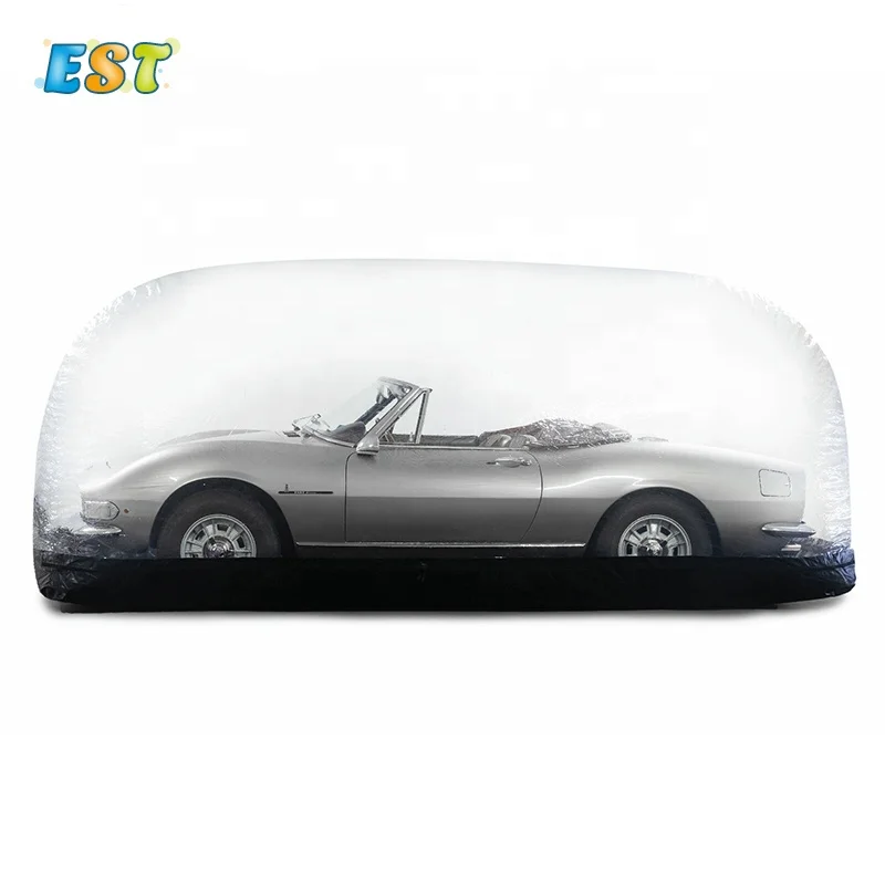 China Factory Portable Detail Car Cover Shelter Parking Inflatable Car Garage Bubble Tents For Events Wedding