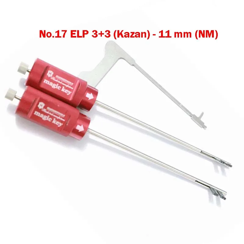 Haoshi Magic Key N0.17 ELP3+3 ELP 3+3 (كازان) - 11 مم (NM) Double Bit s Master Decoder Safety ssmith #2
