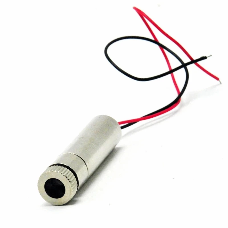 Focusable 650nm 200mW Red Laser Diode Module Dot Shape 12x40mm