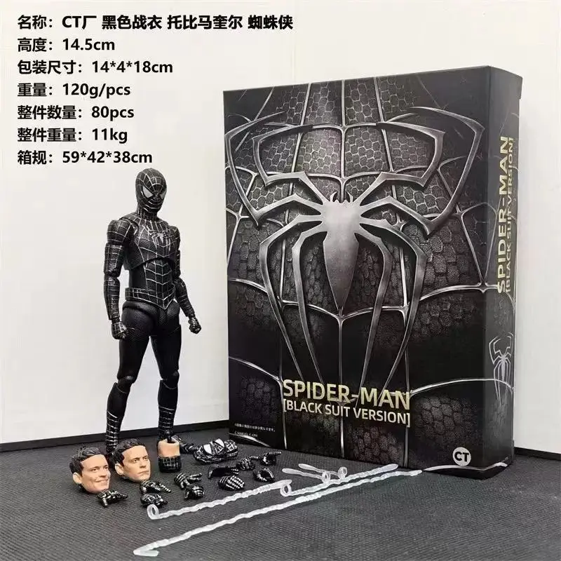 

Ct Spider-Man S.H.F Классический Tobey Maguire Spiderman Shf Аниме Фигурки Статуя Фигурка Модель Коллекция Украсьте Игрушку Подарок