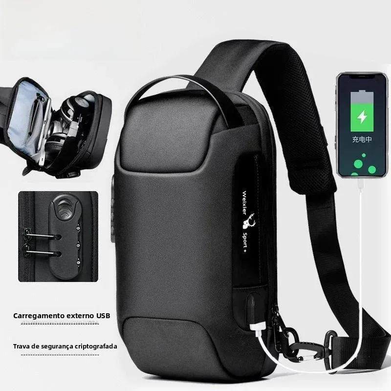 black-large-capacity-sports-motorcycle-bag-crossbody-bag-men's-password-crossbody-bag-tool-kit-chest-bag-single-shoulder-cros