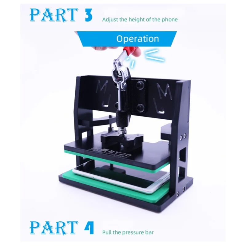 BNVN-Mijing BY-20 منصة الاحتفاظ بالضغط على شاشة الهاتف المحمول منصة إصلاح الهاتف المحمول
