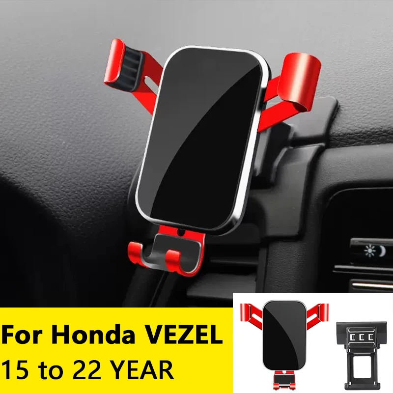 

For Car Cell Phone Holder Air Vent Mount GPS Gravity Navigation Accessories for Honda VEZEL 2015 to 2022 YEAR