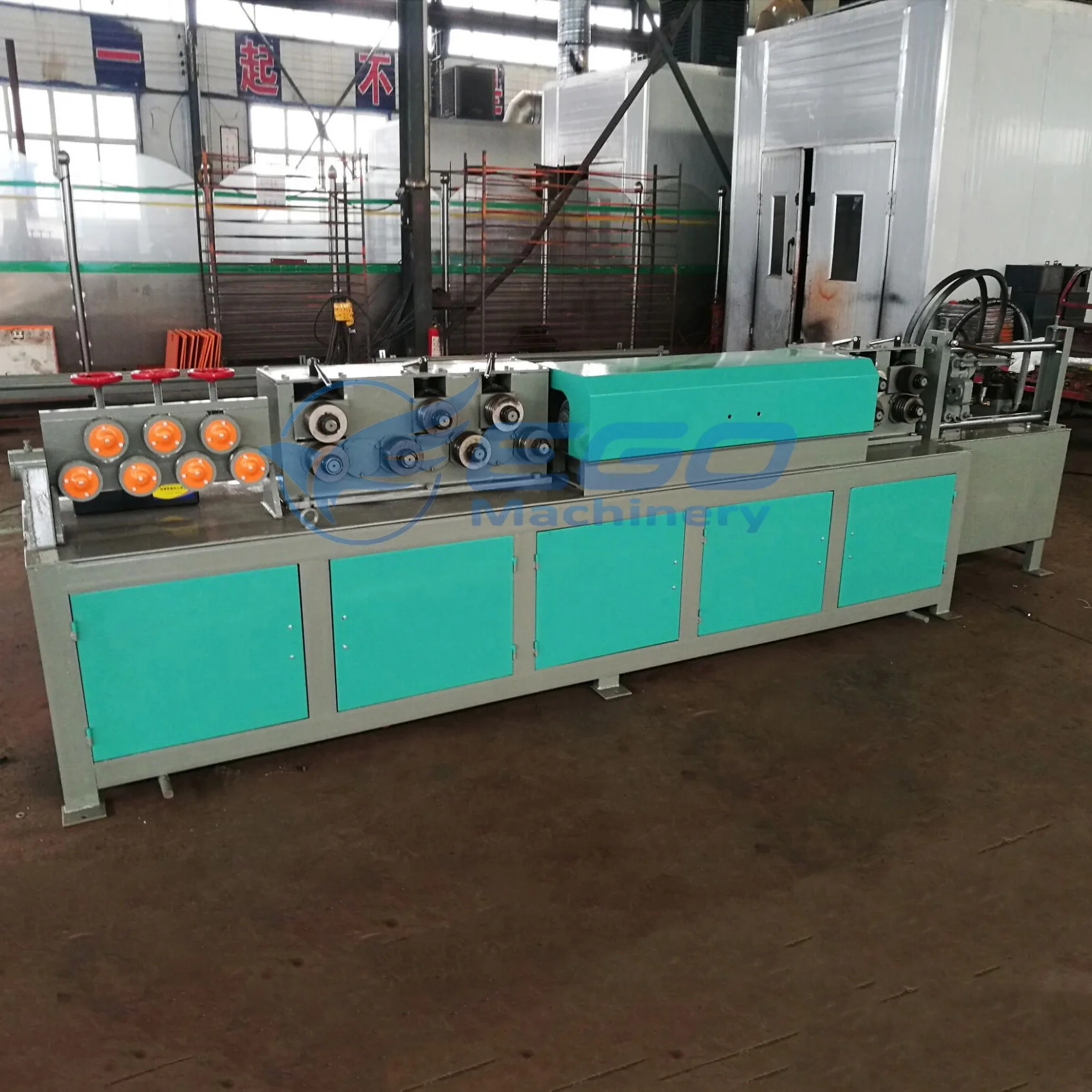 High Quality Automatic Rebar Square Bar Straightening Cutting Machine Price Recycling Waste Rebar Straightening Machine