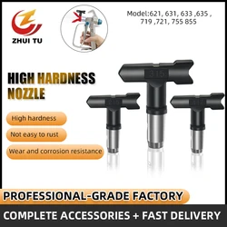 1pcs Black Airless Spray Paint Latex Paint Putty Airless Sprayer Nozzle 621 631 633 635 719 721 755 855 For Airless Spray Gun