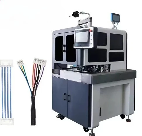 Factory direct sale  Multi-Core Cable Machine Automatic Core Wires Stripping Crimping Housing Insertion Manufacturing Equipment