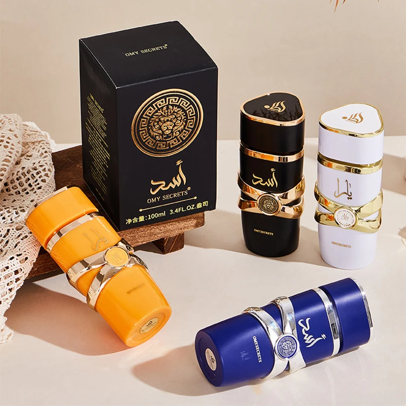 العلامة التجارية العربية 100 مللي أو دو تواليت يا عطر دائم رذاذ الجسم الوردي مذهب الأزهار فاكهي كولونيا دبي هدية عطر ساحر