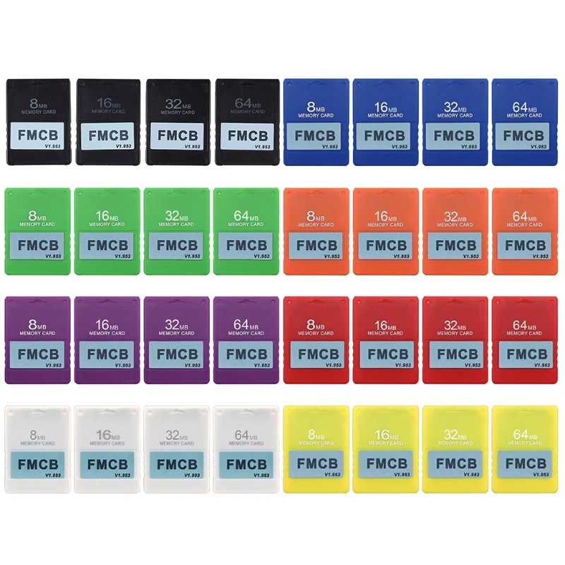 Available FMCB v1.953 Card Memory Card for PS2 2 McBoot Card 8MB 16MB 32MB 64MB OPL MC Boot Program Card Accessory