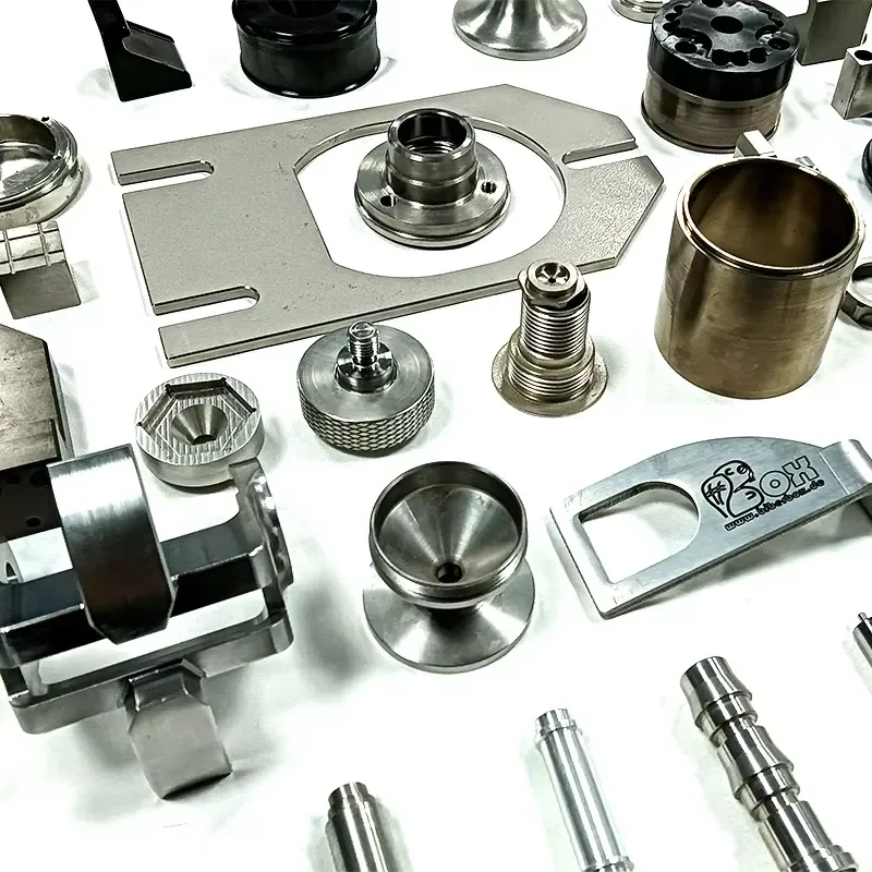 High Precision 5 Axis CNC Metal Machining Milling Stainless Steel Brass Aluminum Titanium CNC Turning Mechanical Component