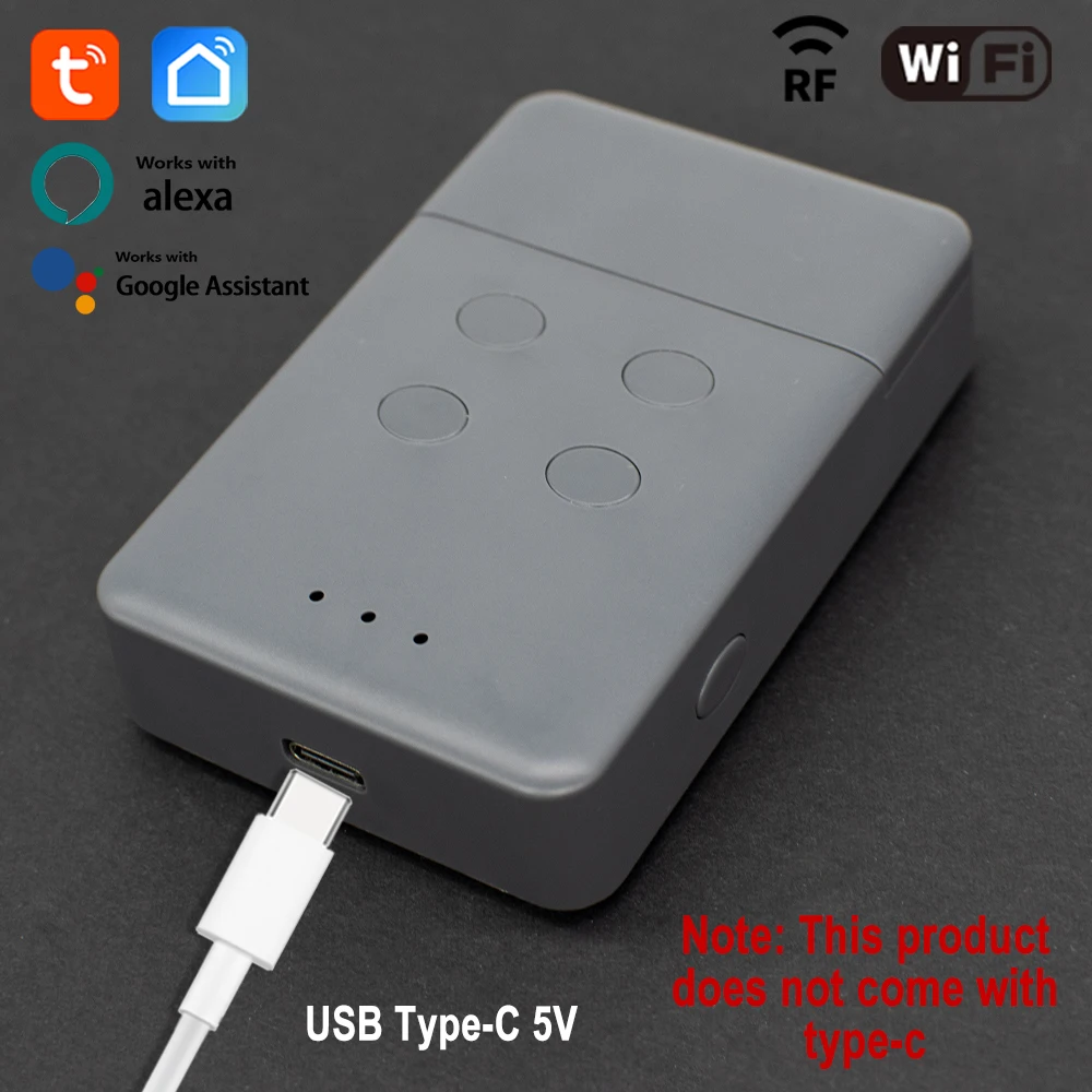 Новые стили Hormann 868 МГц Tuya WiFi Замена пульта дистанционного управления гаражными воротами HORMANN HSM2 HSM4 HS1 HS3 HS4 868,35 МГц управление воротами, использование голоса, приложение 、 дистанционное управление