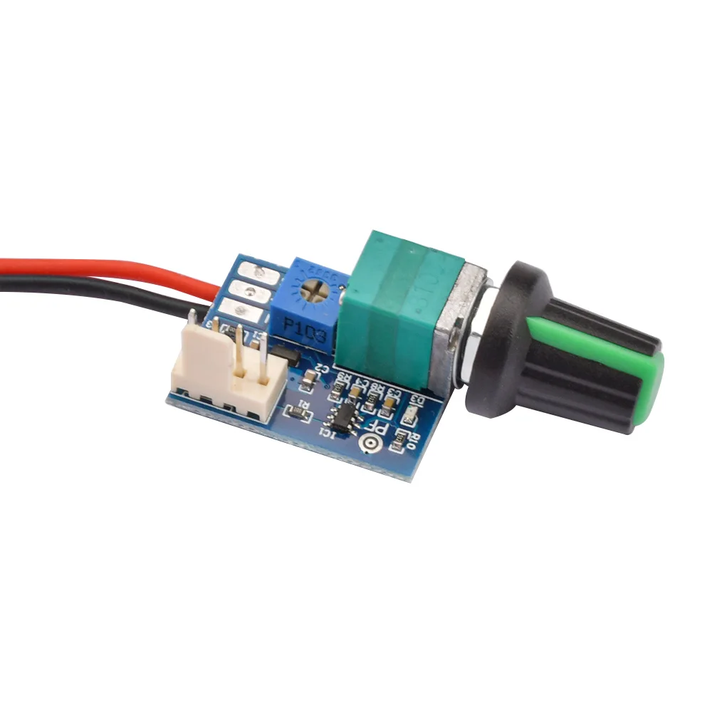DC12V Manual Four-Wire PWM Fan Speed Motor Controller Board With Knob Switch Electrical Equipment Governor Module Power Supply