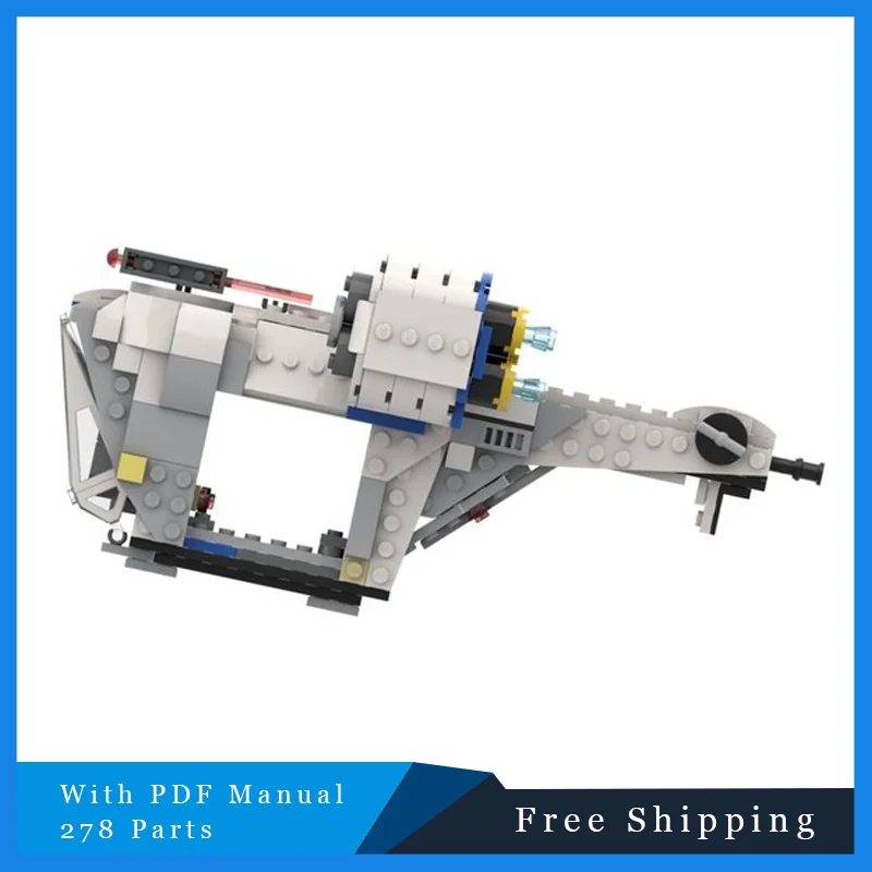 

278 шт. креативный MOC знаменитый фильм U-образный транспортный самолет строительные блоки модель обучающая сборная игрушка для мальчиков подарок на день рождения