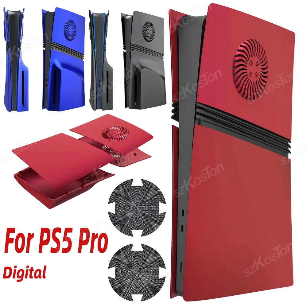 

for PS5 Pro Digital Version Consoles Replacement Faceplate with Cooling Vent Cover for Playstation 5 Pro Gaming Accessories