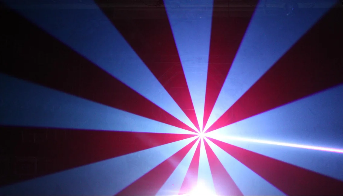 15W RGB Full-Color LED Laser Light with DMX Control for Wedding Dance Disco Bar Night Club Animation