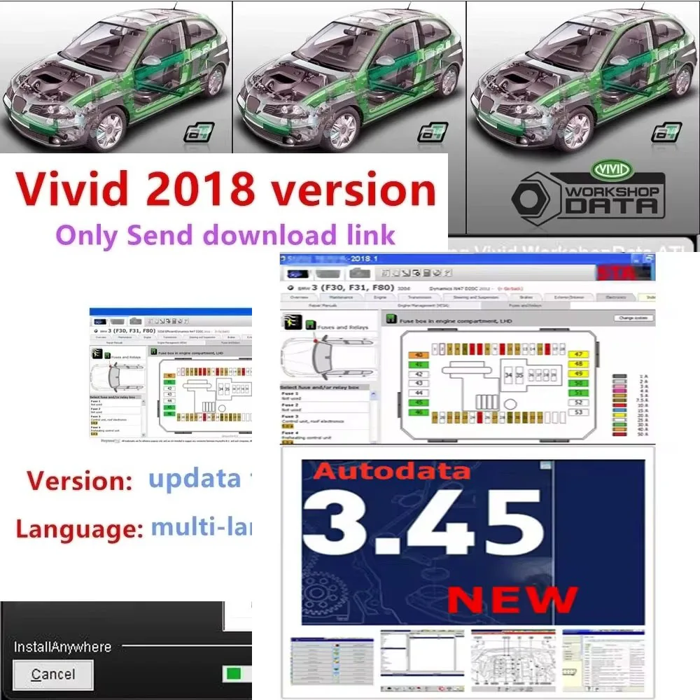 

Latest Auto repair software Vivid 2018 Workshop DATA 2018 Atris-Technik Europe Automotive Repair Software+autodata 3.45 software