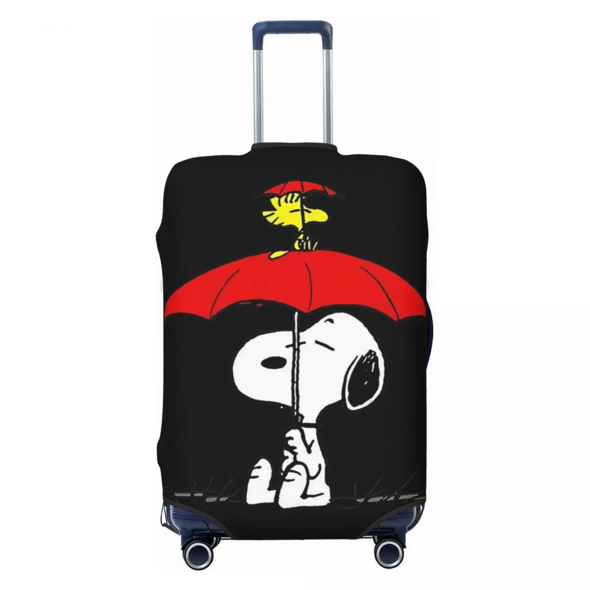 

Custom Cartoon Snoopy Woodstock Luggage Cover Fashion Suitcase Protector Covers Suit For 18-32 inch