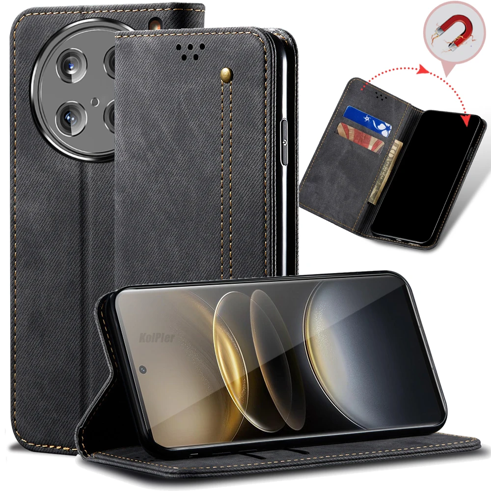 Luxury Leather Flip Wallet Case For VIVO X100 ULTRA Card Slot Stand Magnetic Phone Cover House For X100ULTRA Bag