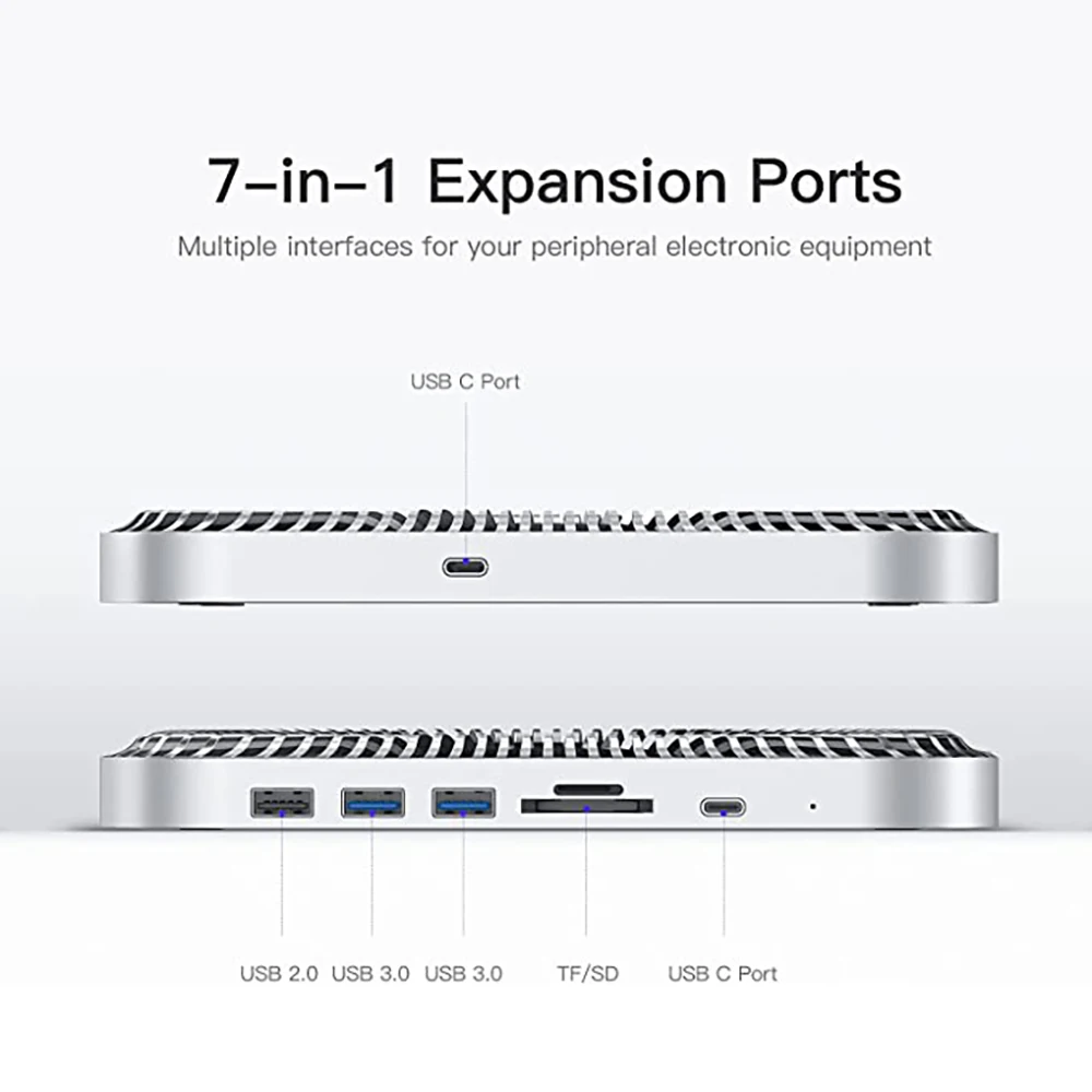 Imagem -05 - Hub bp Bird Pear Usb c com Gabinete de Disco Rígido Estação de Ancoragem tipo c para Mac Mini 2.5 Sata Nvme M.2 Ssd Case Usb 3.0 m1