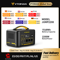 VTOMAN JUMP 2200 Portable Power Station 828/1548Wh LiFeP04 Battery Solar Generator Solar for Home Outdoor Camping
