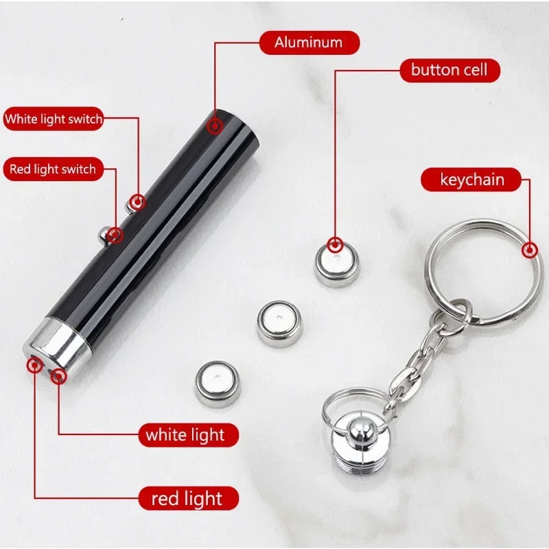 Pet LED Red Point Training Torch for Cats Dogs Cat Laser Toy laser pen pointer pet for Chase Training Cat Accessories