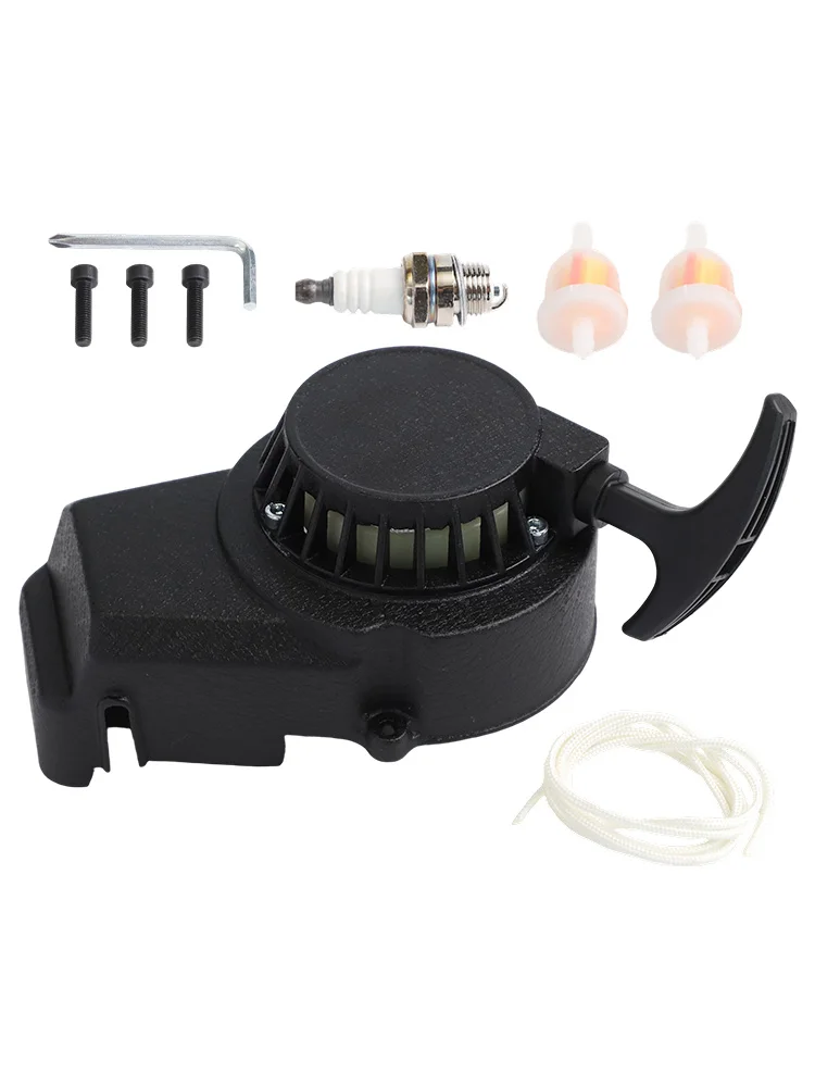 Aluminum Alloy Pull Starter For Bike Starter 2-Stroke Engine Easy Installation Enhanced Durability Lightweight
