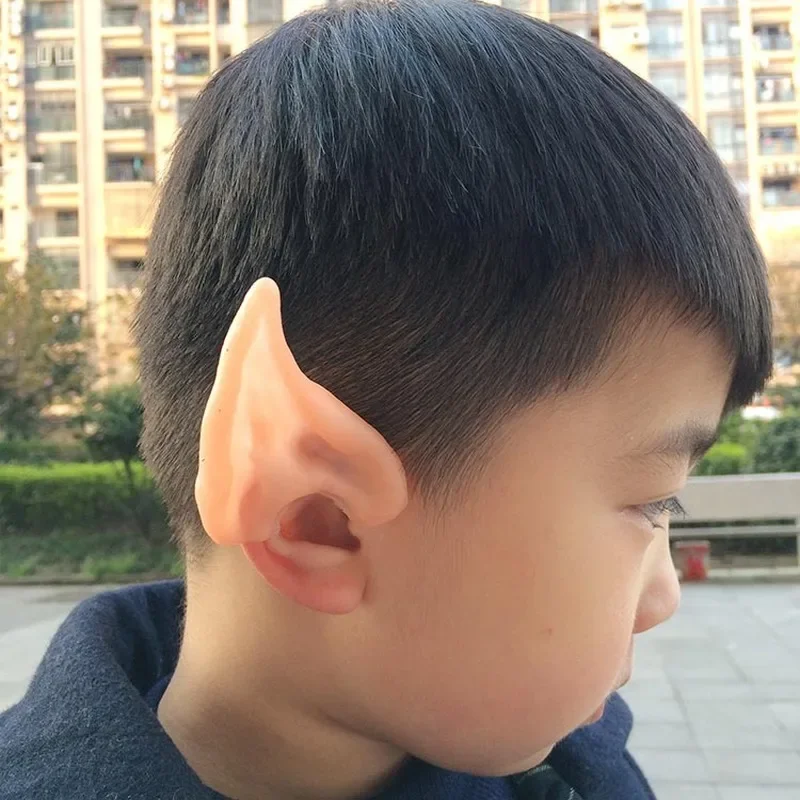 Latex Mysterious Angel Elf Ear Tip Ears Halloween 1 Pair Make Up Ball Props Simulation Elf Ears Costume Props