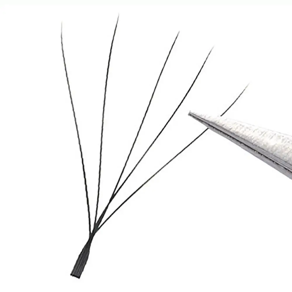 Natürliche C-Locken-Wimpernverlängerungen, 5D W-förmig, 0,07 mm, falsche Wimpern, Augen-Make-up, Schönheit, Nerz, einzelne Wimpern für Frauen